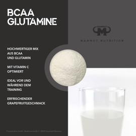Mammut BCAA Glutamine powder, grapefruit, 1 pack (1 x 450g)