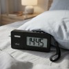 Humantechnik VC-2 Travel Radio Alarm Clock with Vibration, Loud Alarm