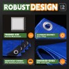RAINDEWAY Small Tarps 4x6 Feet (2 Pack) 8 Mil, UV