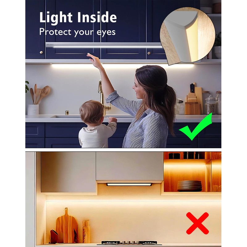 Hardwired LED Cabinet Lighting Strip - UL Listed 24V Flexible