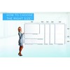 MasterVision Planning Board Magnetic Dry Erase in & Out Horizontal,
