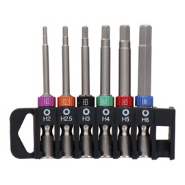 Sankyo Corporation Trad 6 pcs. Hex Bit Set, 2.6 inches (65 mm) TCH-665
