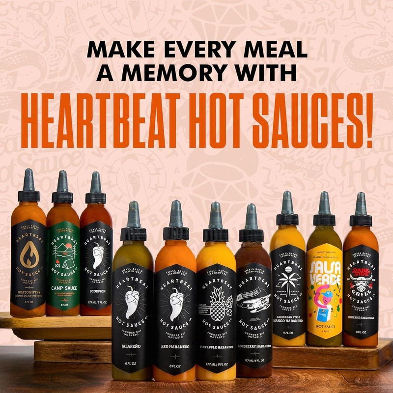 Heartbeat Hot Sauce Co. | Classic Variety Pack 6 oz.