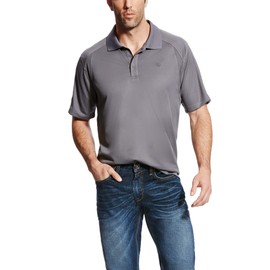 ARIAT Mens MNS Ac Polo Shadow Shirt, Shadow, Large US
