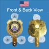 Heavy Duty Police Shield Holder for Car Window - Fits