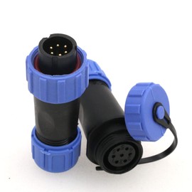 Eonvic SP13 6 Pin 5A Aviation Waterproof Connectors In Line Cable Power LED Connector Equipment Electrical Power Plug Male Socket Female