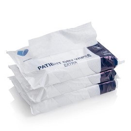 3 x ALIA Soft Patient Dry Wipes Large Extra | 32 x 25 cm | Ideal for Sensitive Fragile Skin | 3 Packs of 100