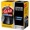 Glad® ForceFlex® Drawstring Trash Bags, 30 Gallons, Black, Box Of
