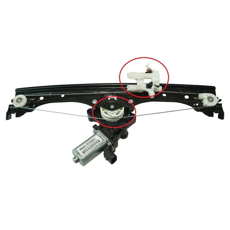 VIP KROM Window Regulator Repair Kit Compatible with Fiat 500