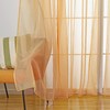 SIMPVALE Curtain Curtains with Eyelets, Polyester Voile Tab-Top Curtain Transparent
