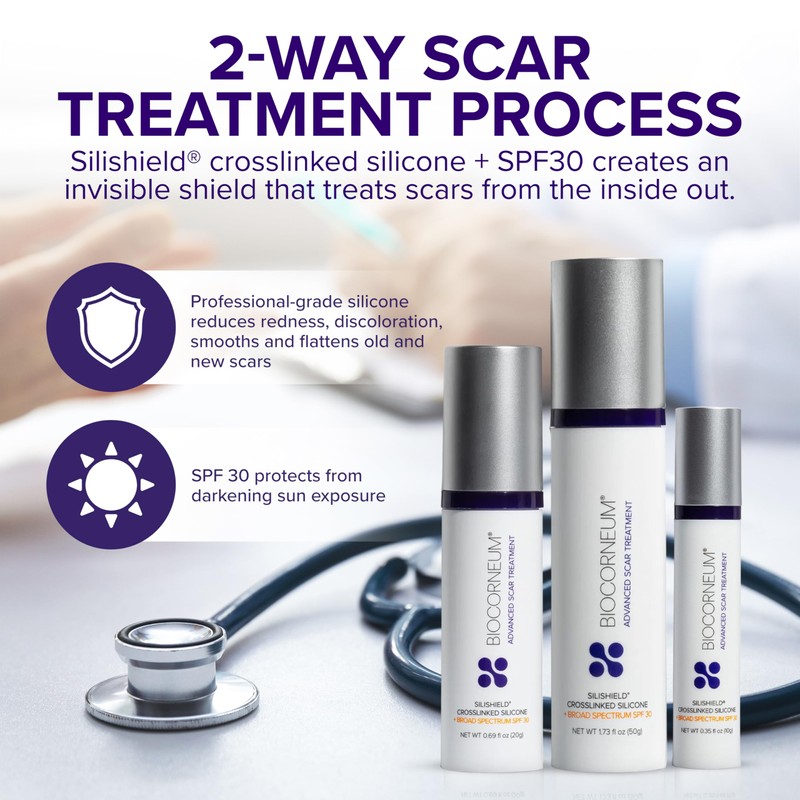 Biocorneum Advanced Scar Treatment – Silicone Scar Gel with Silishield®