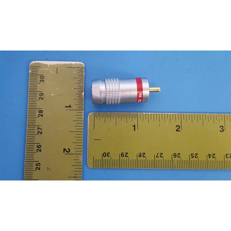 Sonance CONNECTOR Sonance MLQC Gold 10mm RCA-M RED 90-0895, 2