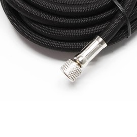 WilTec Airbrush Fabric Hose 2x G 9.51 mm (1/8") Hose Length 3 Metres, Compressed Air Hose with Fabric Design for Preventing Knots and Tangling, Optimal Airflow and Efficiency