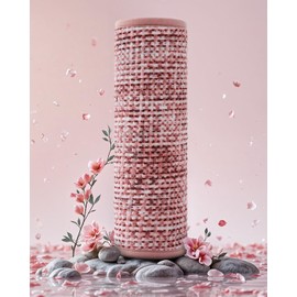 DEXI Bath Mats for Bathroom, 20x32 Absorbent Bath Mat Quick Dry, Washable Chenille Bathroom Rugs with Non Slip Rubber Backing for Shower Floor, Pink