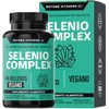 Selenio | Seleniometionina 240mcg, con Vitamina E, Moringa y Raíz de Cúrcuma | 100% Vegano- 60 Cápsulas
