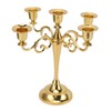 5 Arm Candlestick Holder Iron Retro Decorative Candle Holder Centerpiece