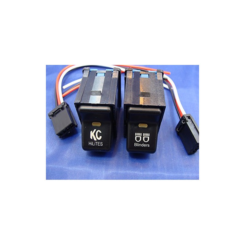 Fits The Jeep TJ Rocker Switch Pair- KC/Blinders Switches 1997-2006