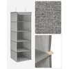 SONGMICS Hanging Closet Organizer, Hanging Storage Shelves, Hanging Closet Shelves,