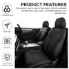 NYTKL 2 PCS Car Headrest Cover, Soft Stretchy Fabric Vehicle