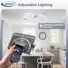 Depuley Ceiling Fans with Lights and Remote: 20" Modern Low
