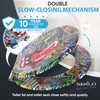 SANILO Wooden Toilet Seat with Soft Close [ROUND] - Decorative,