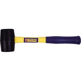 16 OZ FIBRE SHAFT RUBBER HAMMER MALLET TENT PEGS