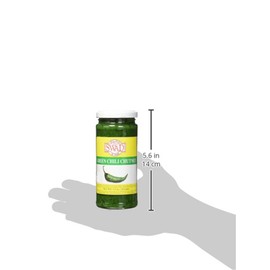 Great Bazaar Swad Chilli Chutney, Green, 7.5 Ounce