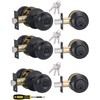 （3 Sets） All Keyed Alike Entry Door Knobs and Single