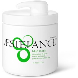 Mud Mask for Hair and Scalp, Natural Treatment for Dry, Damaged and Overprocessed Hair 16 oz