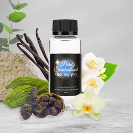 Hotel Scents My Way Essential Oil Scent - Luxury Hotel Inspired Scent Diffuser Oil of Oud Wood, Leather & Sandalwood Elegance, Beautiful Iris - 120mL