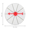 Happyyami Heavy Duty Prize Wheel Spinning 10cm 10 Slots Wall