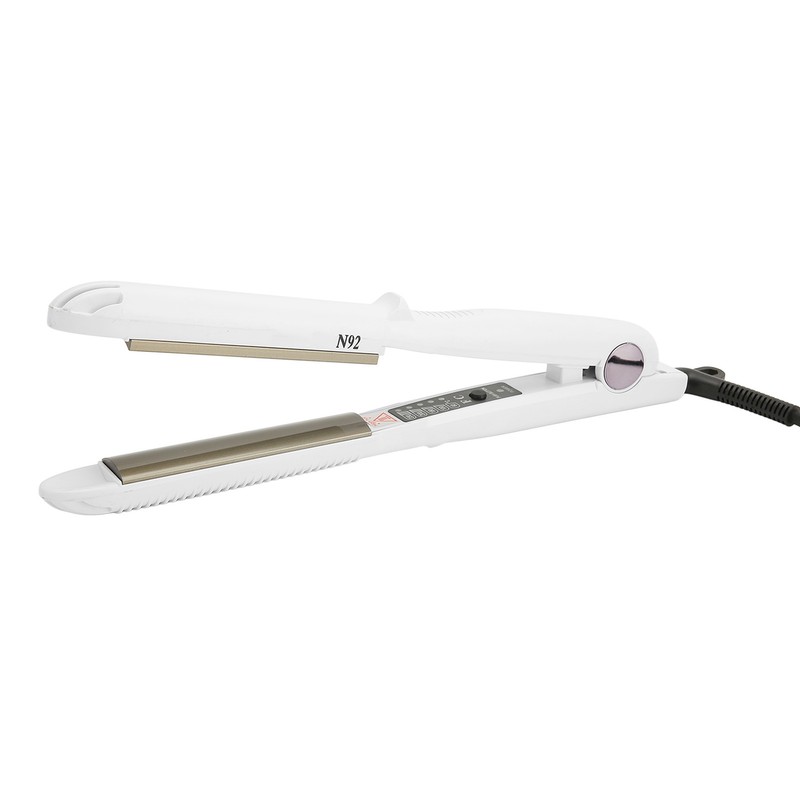 Hair Straightener Electronic Ceramic Fast Heating Curling Straightening Iron 100‑240V