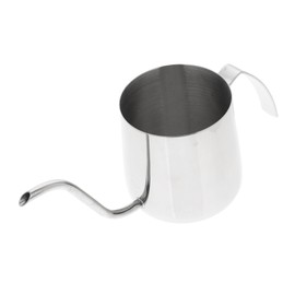 Ciieeo Stainless Steel Drip Coffee Kettle Long Spout Pouring Pot with Comfortable Handle for Home Brewing Easy to Clean Coffee Container for Daily Use and Entertaining