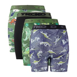 TKO Boys Underwear 4 Pack, Boys Boxer Briefs, Underwear Boy Pack, Boys Boxers, Boys Underwear Boxer Briefs (US, Alpha, Small, Regular, Multi Color)