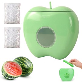 Pack of 200 Food Storage Bags with Dispenser Box, Storage Box for Cling Film, Elastic Food Storage Bags, Cling Film Box, for Vegetables, Fresh Protection, Home