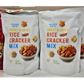 Trader Joe's Sweet & Spicy Rice Cracker Mix 8oz 227g (2 Bags)