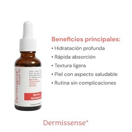 Dermissense Sérum 4U (Suero Facial) | Sérum Hidratante | Niacinamida + Ácido Hialurónico + Vitamina C + Matrikinas | Textura Ligera, Transparente y de