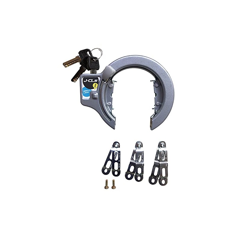 J&C JC-046CLB Dimple Key Type Ring Lock, Silver