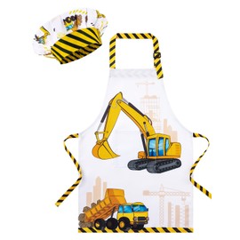 WERNNSAI Apron and Chef's Hat Set, Truck