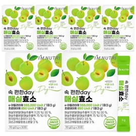 아임뉴트리 속 편한 day 매실효소 3g x 30포 6박스 I'm Nutri Comfortable Day Plum Enzyme 3g x 30 Packs 6 Boxes