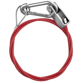 URAQT Breakaway Cable, Trailer Caravan Breakaway Break Away Cable, Easy Quick Fit Breakaway Cable, Towing Caravan Trailer for Breakaway Brake Safety Handbrake (U type)