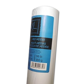 Canson XL Series Mixed Media Paper, Roll, 36inx10yd (98lb/160g) - Artist Paper for Adults and Students - Watercolor, Gouache, Graphite, Ink, Pencil, Marker