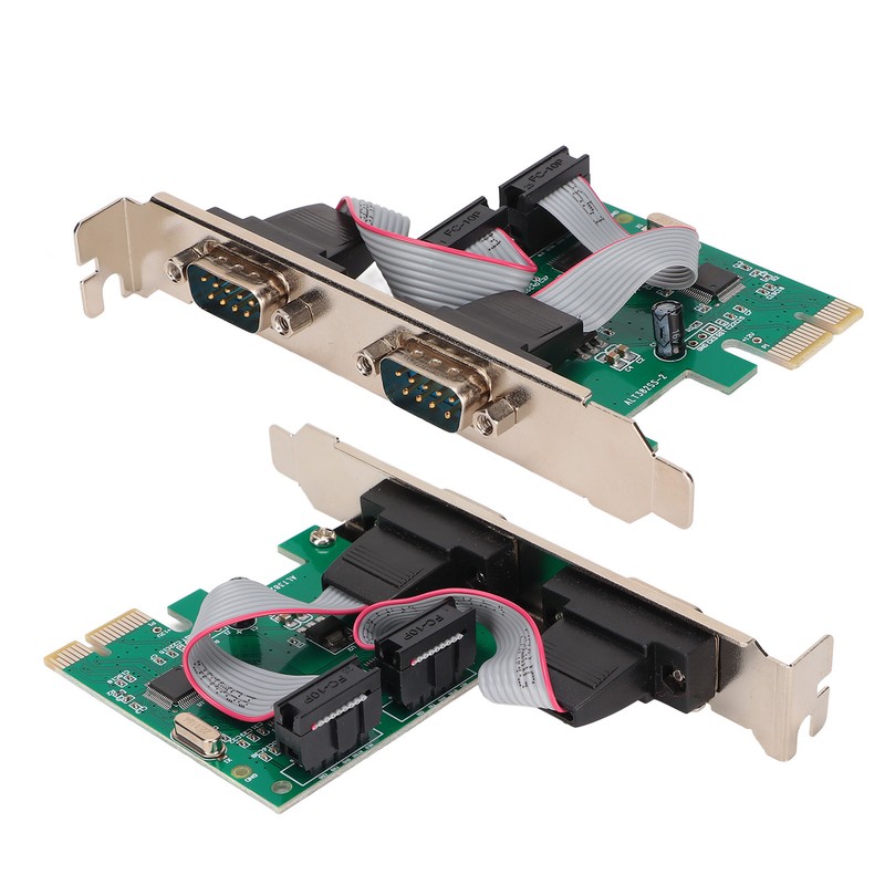 Pcie Expansion Card PCIE Serial Card Computer Desktop COM Port