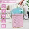 Bathroom Small Trash Can with Automatic Touchless Lid, 2.6 Gallon