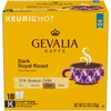 GEVALIA Dark Royal Roast Coffee, K-CUP Pods, 6.2 oz, 18