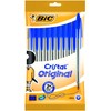 BIC Cristal Medium Ballpoint Pen - Bag, blue