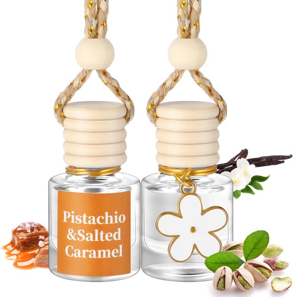 Siifert 2 Sets Hanging Car Air Freshener and Essential Oil