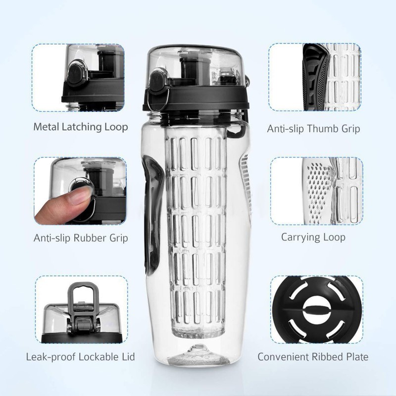 32oz Space Bottle Single Layer PCTG Cup Fruit Brewing Water