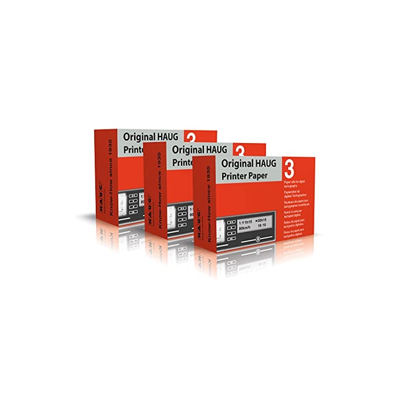 RNKVERLAG 3104 Original HAUG Thermal Paper Roll for Digital Tachographs