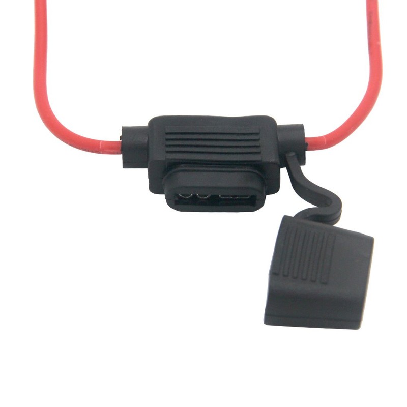 ZOOKOTO Inline Fuse Holder, 16 AWG Gauge Copper Wire Car